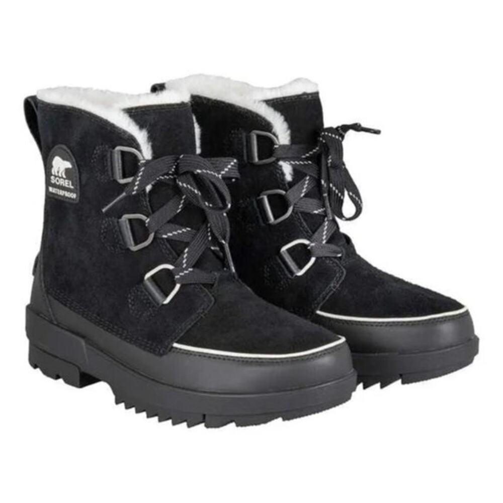 NWT Sorel Ladies' Tivoli IV Waterproof Insulated Suede Boots Black 7.5